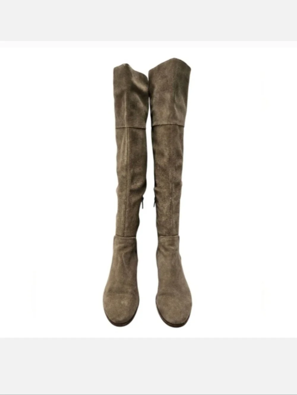 Vince Camuto Kochelda Suede Over The Knee Boots in Tan